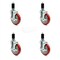 Service Caster Regency Work Table Locking Caster Replacement Set REG-SCC-EX20S514-PPUB-RED-TLB-112-4 - alternate 2